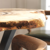 Pacific Epoxy Dining Table & Live Edge Dining Table