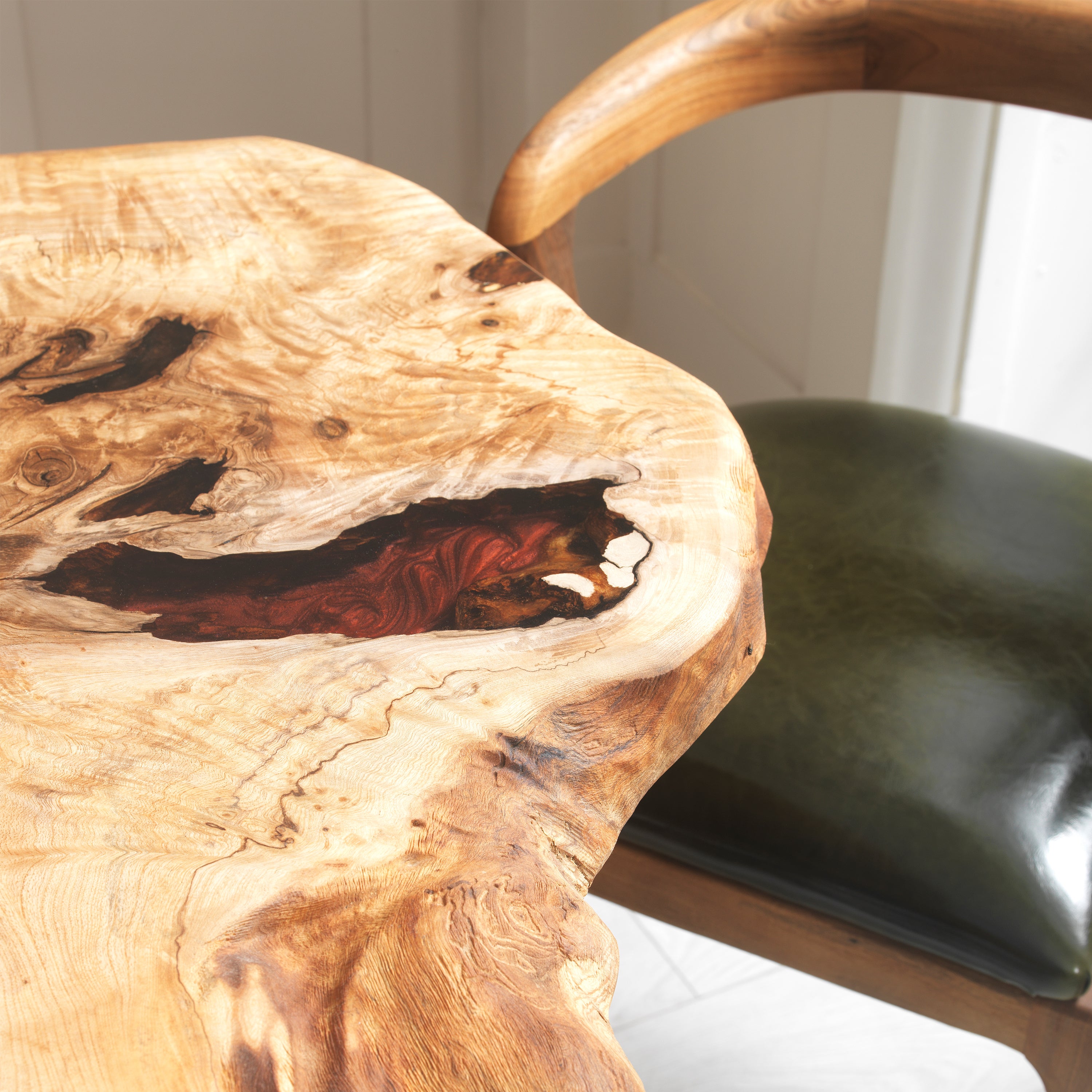 Pacific Epoxy Dining Table & Live Edge Dining Table