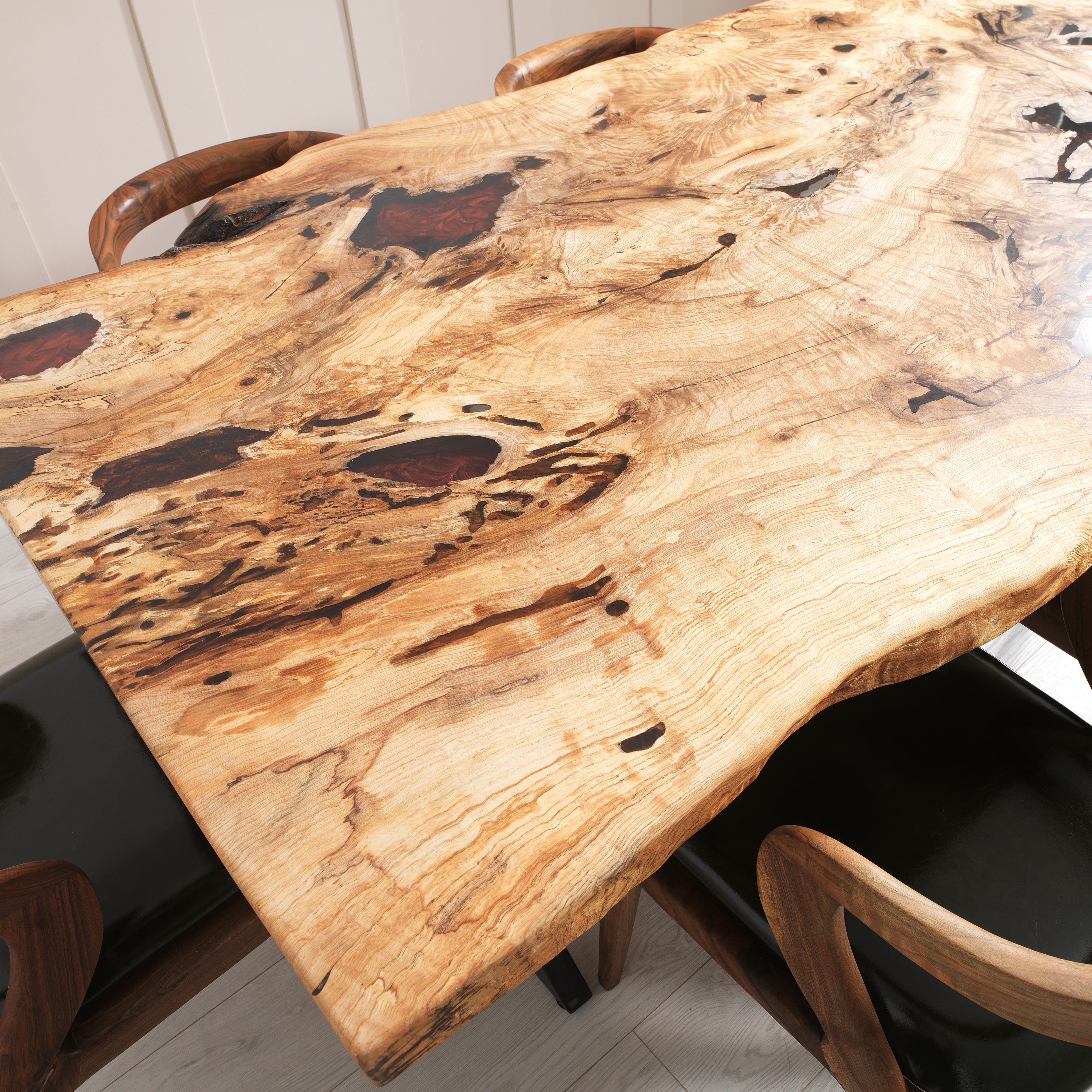 Pacific Epoxy Dining Table & Live Edge Dining Table