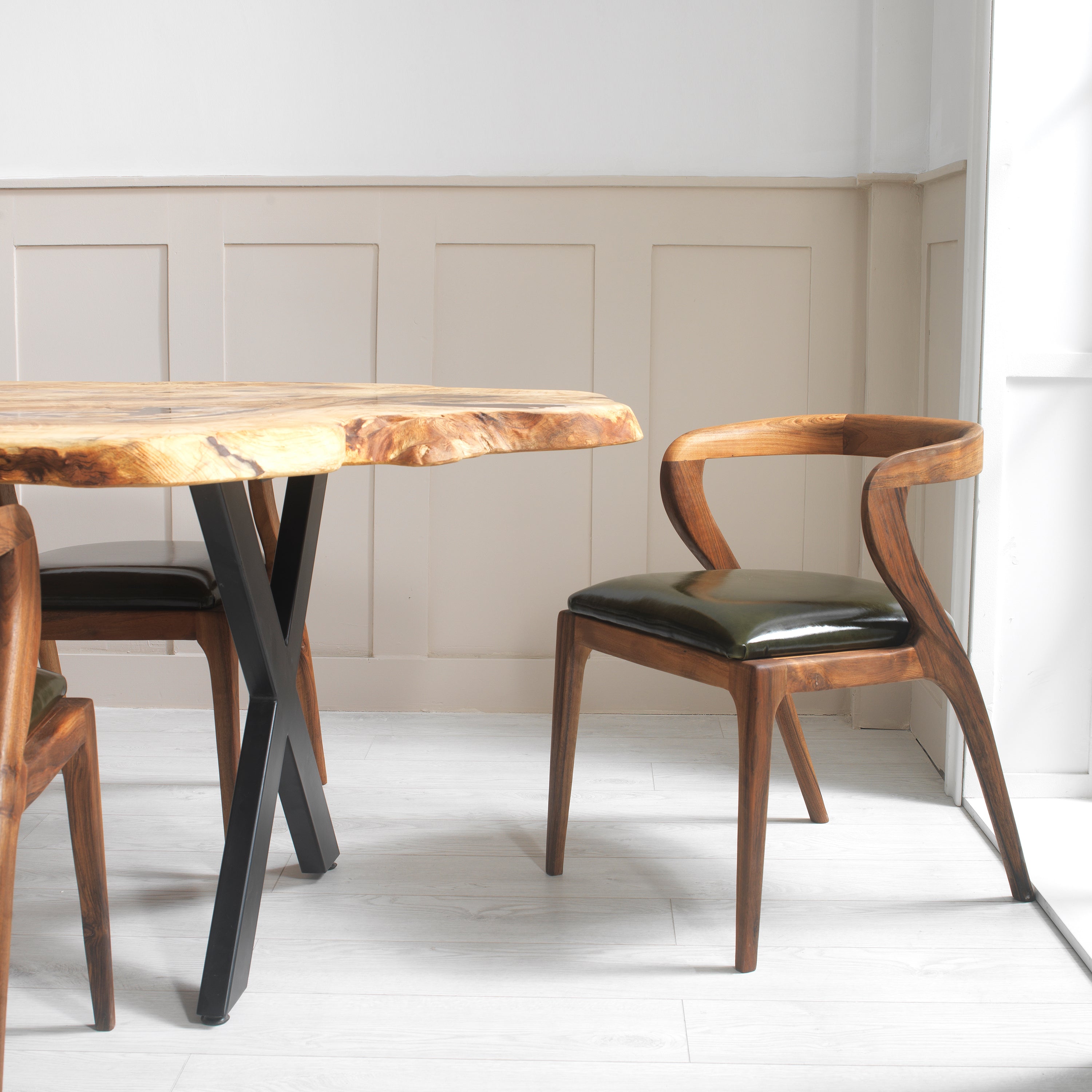 Pacific Epoxy Dining Table & Live Edge Dining Table