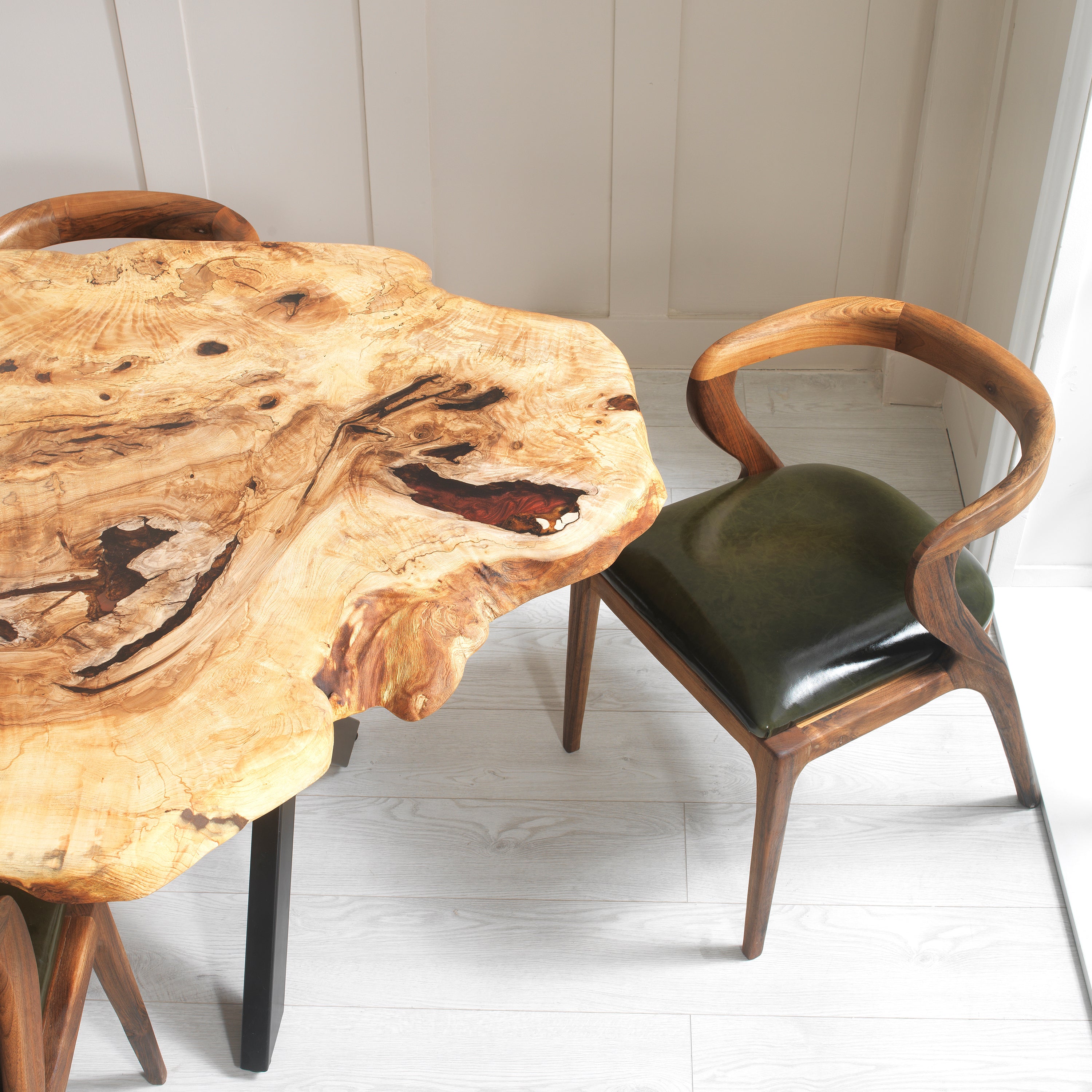 Pacific Epoxy Dining Table & Live Edge Dining Table