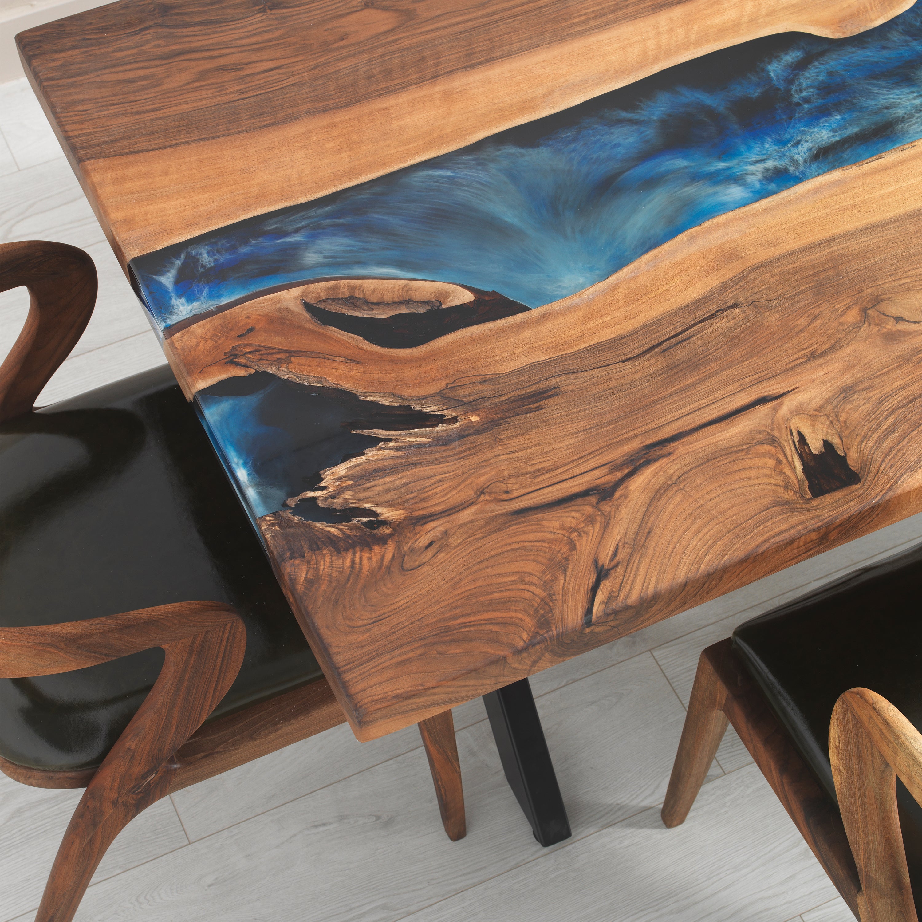 Sierra Epoxy River Table & Resin Dining Table