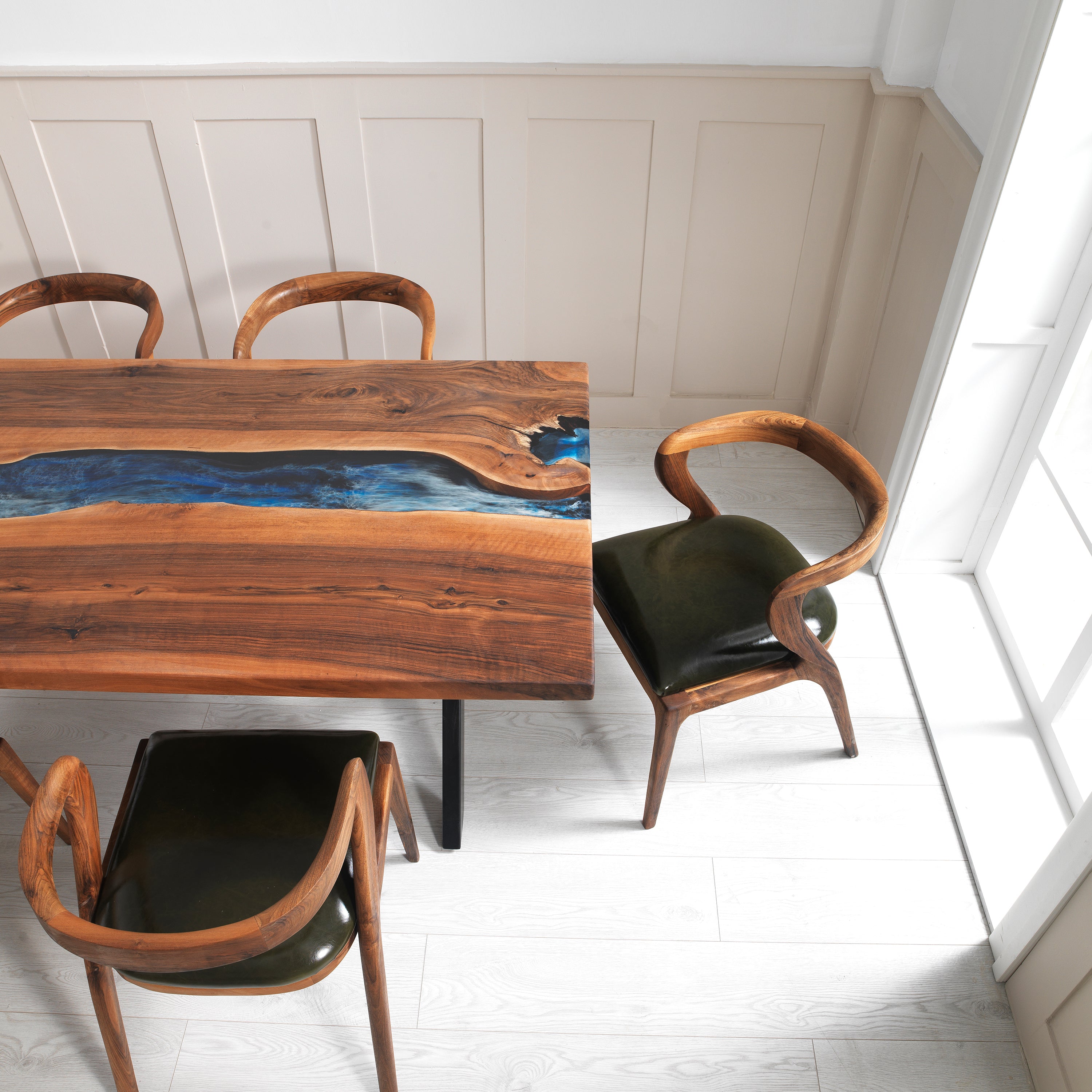 Sierra Epoxy River Table & Resin Dining Table