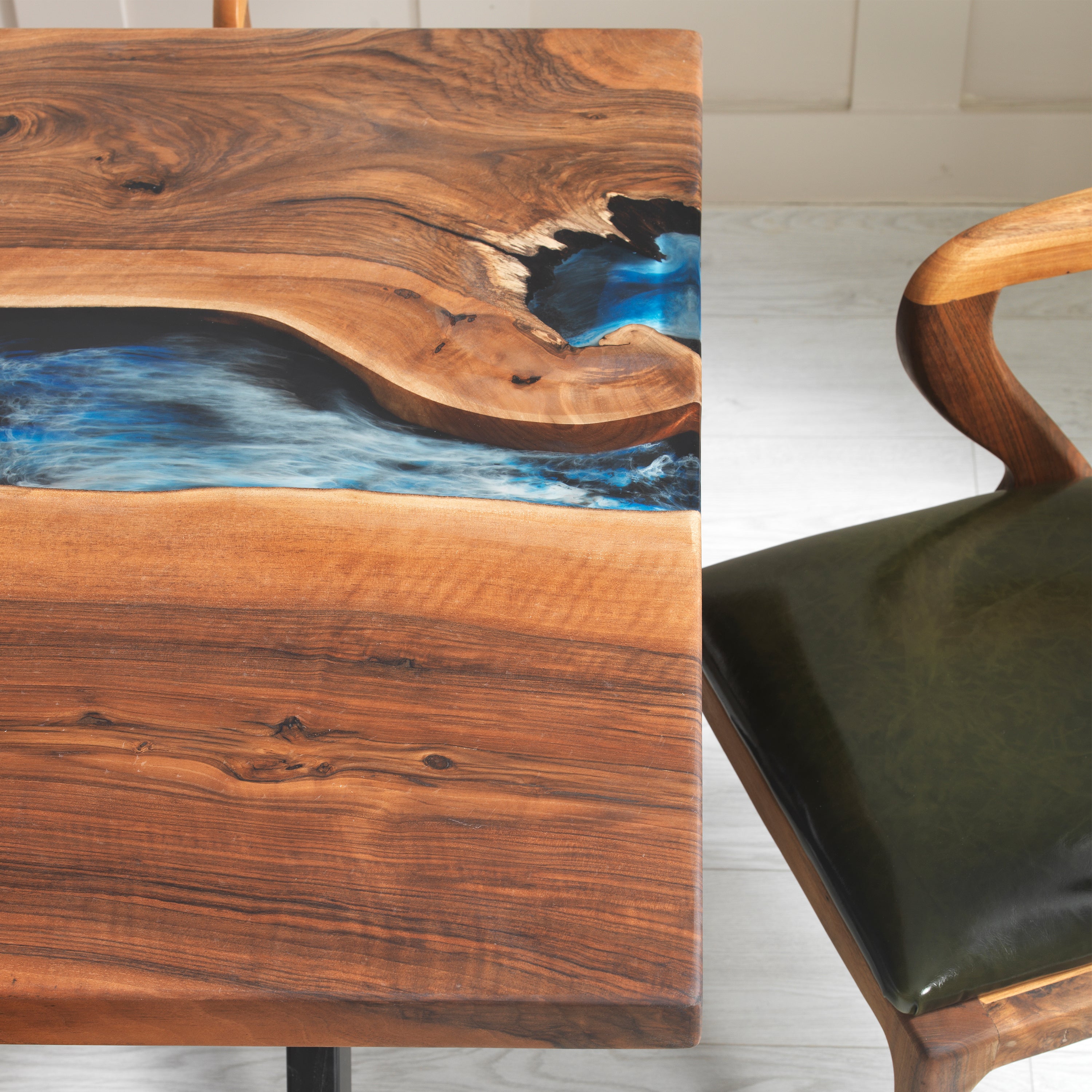 Sierra Epoxy River Table & Resin Dining Table