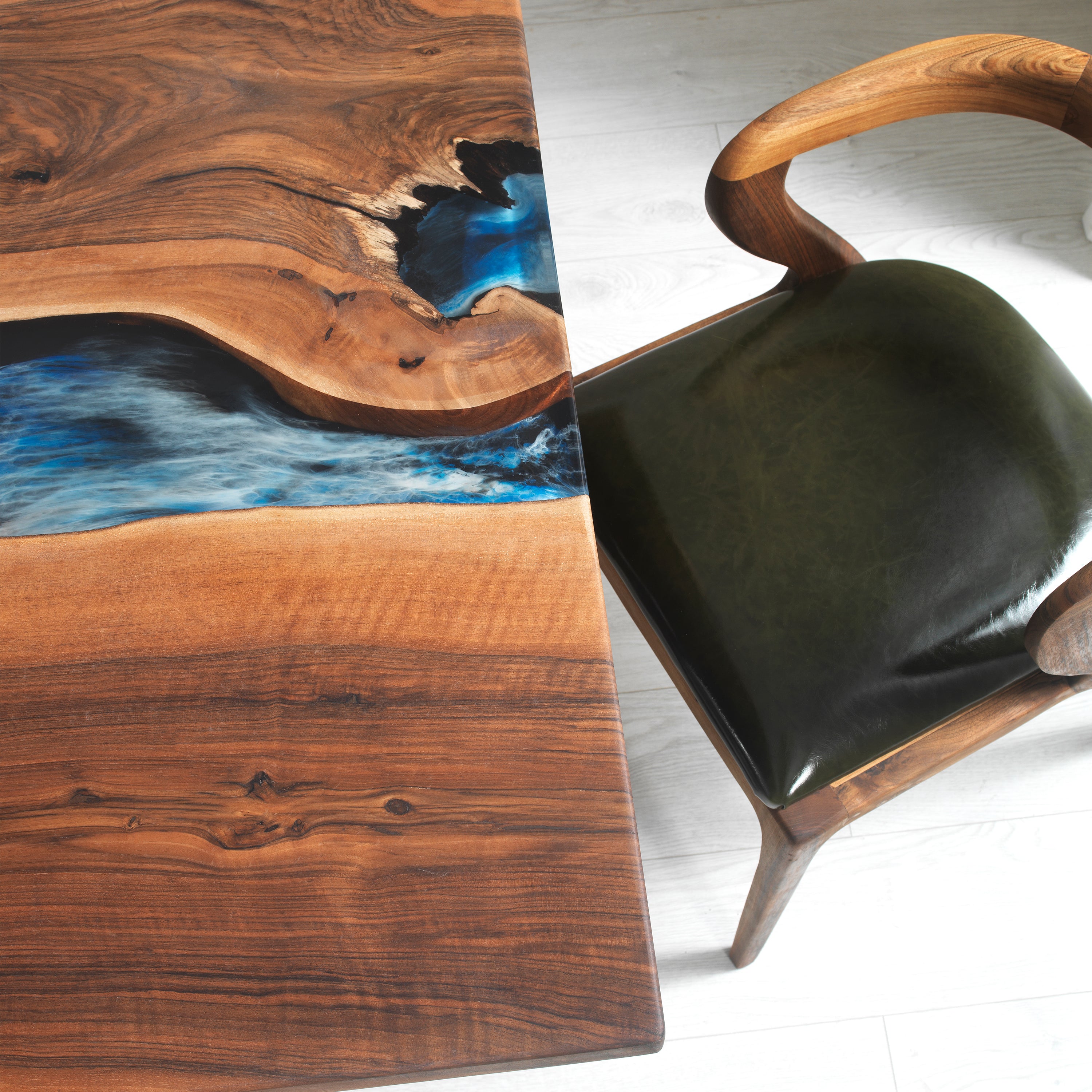 Sierra Epoxy River Table & Resin Dining Table