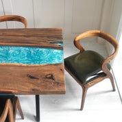 Cascade Epoxy River Table & Resin Dining Table