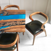 Oasis Epoxy River Table & Resin Dining Table