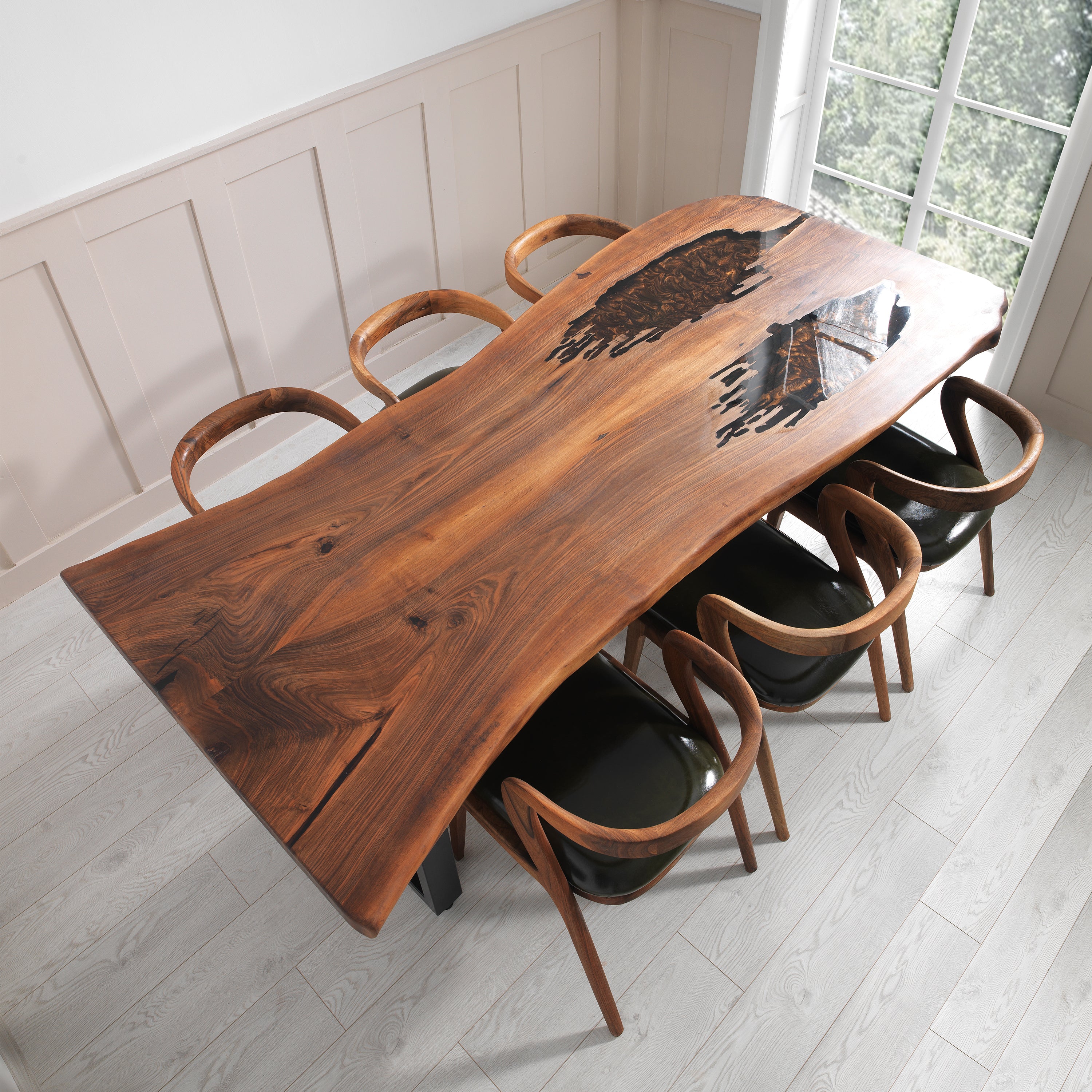 Alpine Epoxy River Table & Resin Dining Table