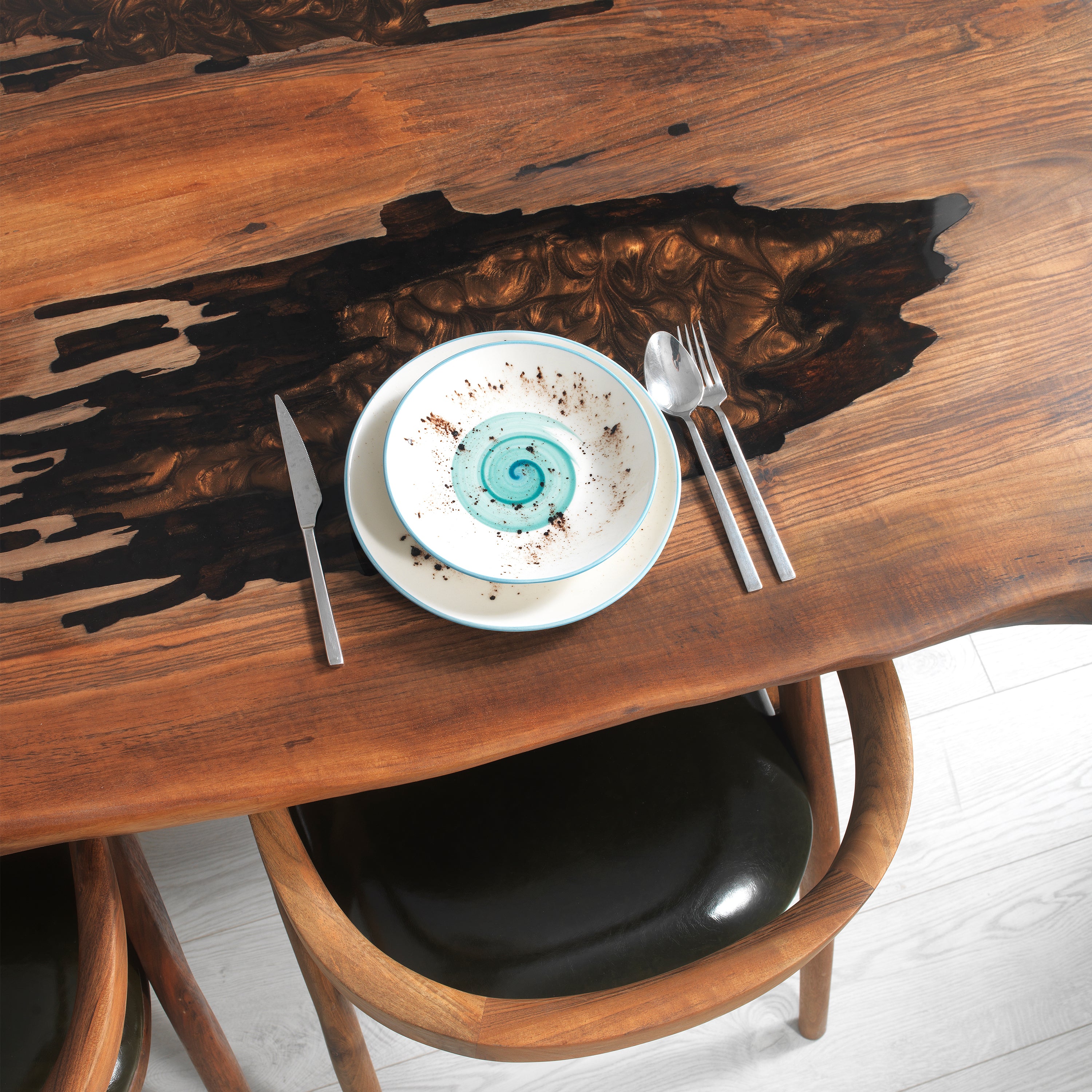 Alpine Epoxy River Table & Resin Dining Table