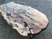 Canyon Epoxy River Table & Live Edge Dining Table