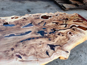 Canyon Epoxy River Table & Live Edge Dining Table