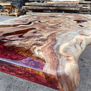 Canyon Epoxy River Table & Live Edge Dining Table