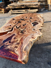 Canyon Epoxy River Table & Live Edge Dining Table