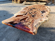 Canyon Epoxy River Table & Live Edge Dining Table