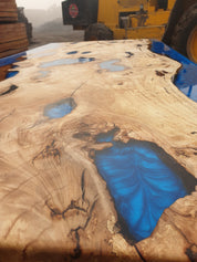 Glacier Epoxy Dining Table & Epoxy Dining Table