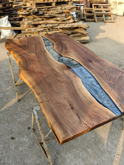 Lagoon Epoxy River Table & Resin Dining Table