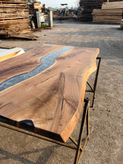 Lagoon Epoxy River Table & Resin Dining Table