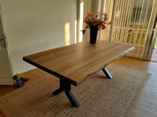 Bayou Walnut Live Edge Dining Table