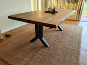 Bayou Walnut Live Edge Dining Table