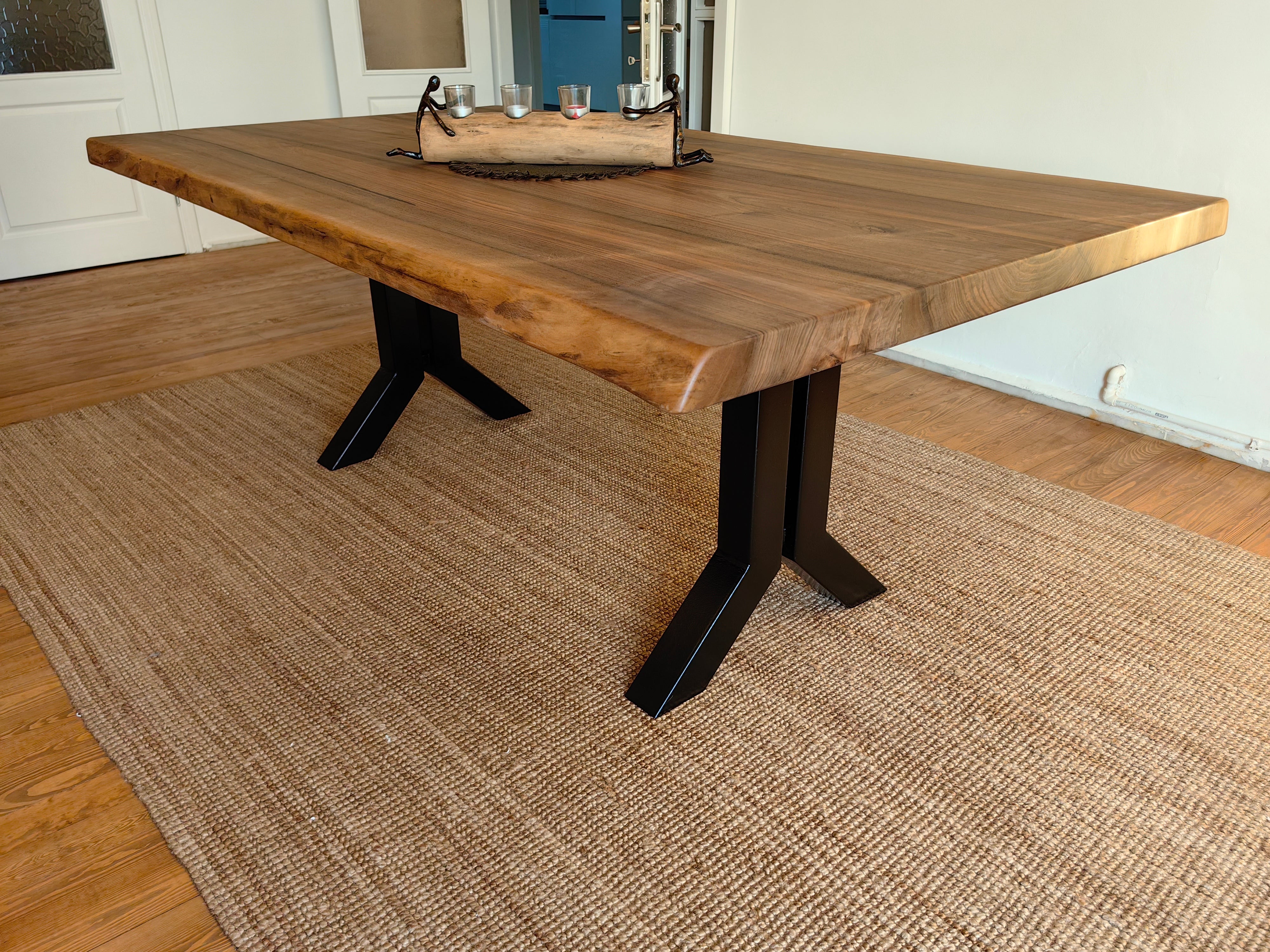 Bayou Walnut Live Edge Dining Table