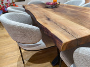 Mountain Walnut Live Edge Dining Table