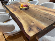 Mountain Walnut Live Edge Dining Table