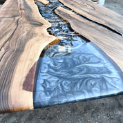 Harbor Epoxy River Table & Resin Dining Table