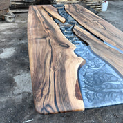 Harbor Epoxy River Table & Resin Dining Table