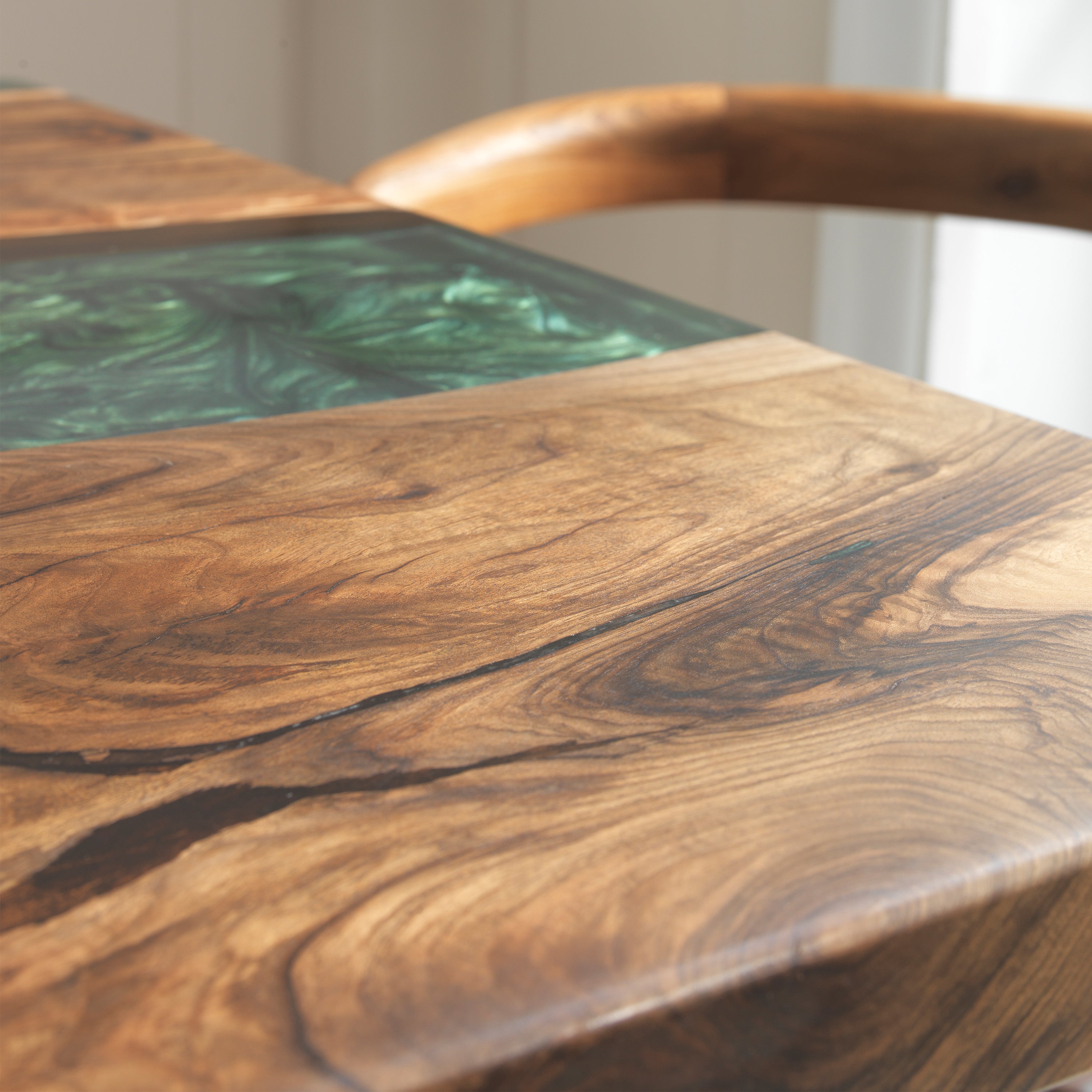 Aurora Epoxy River Table & Resin Dining Table