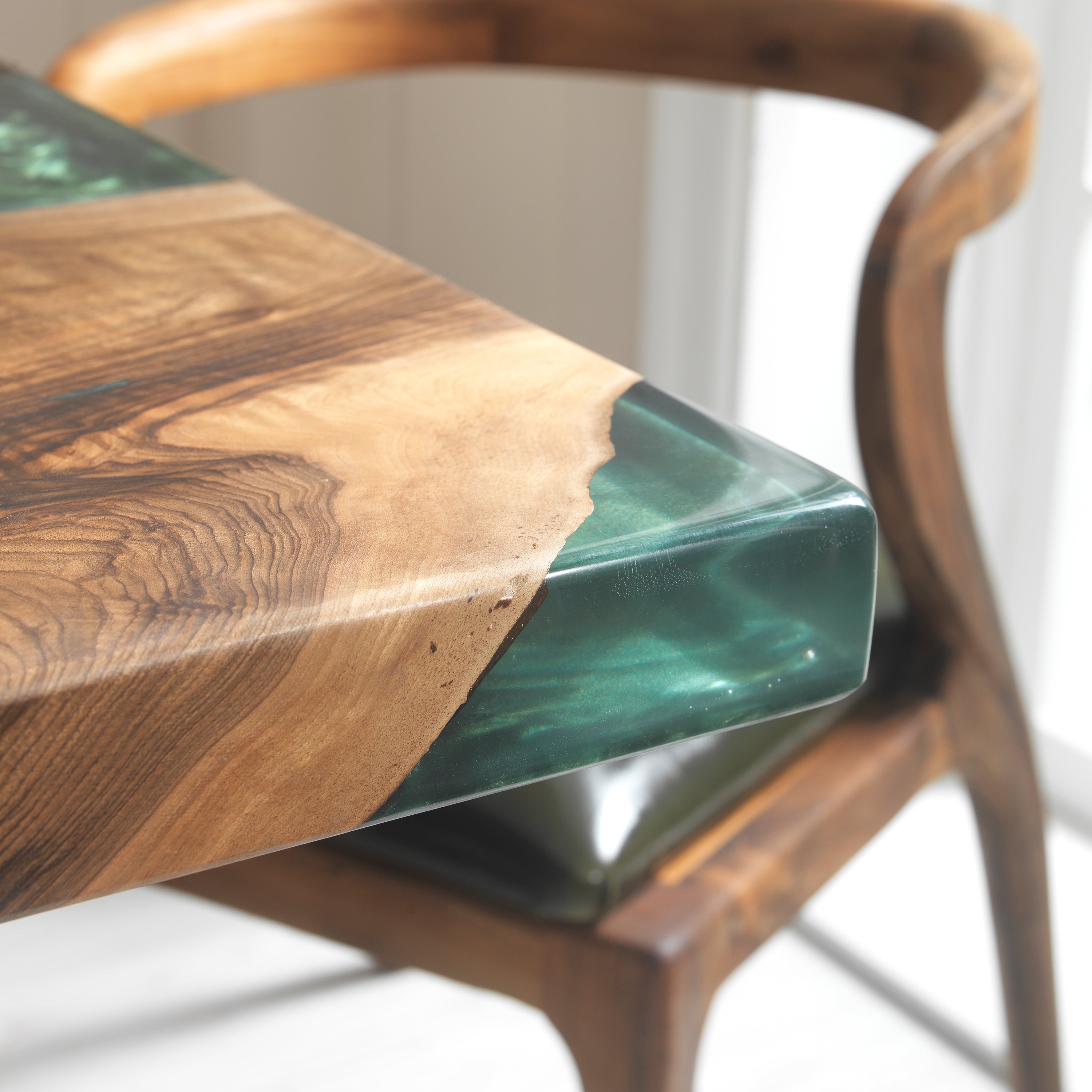 Aurora Epoxy River Table & Resin Dining Table