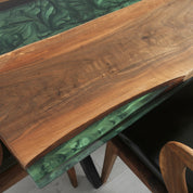 Aurora Epoxy River Table & Resin Dining Table