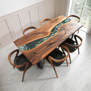 Savannah Epoxy River Table & Resin Dining Table