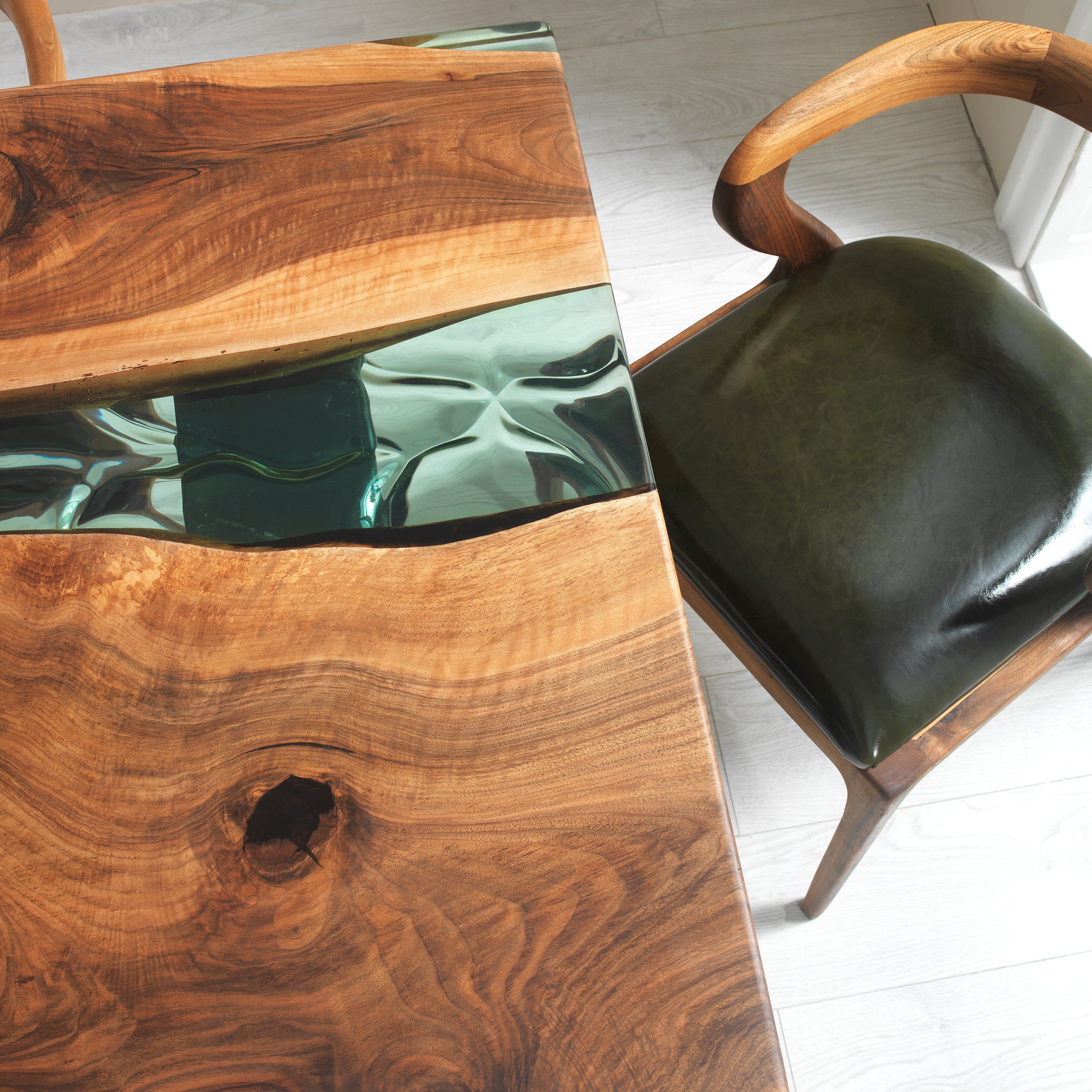 Savannah Epoxy River Table & Resin Dining Table