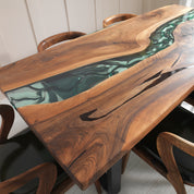 Savannah Epoxy River Table & Resin Dining Table