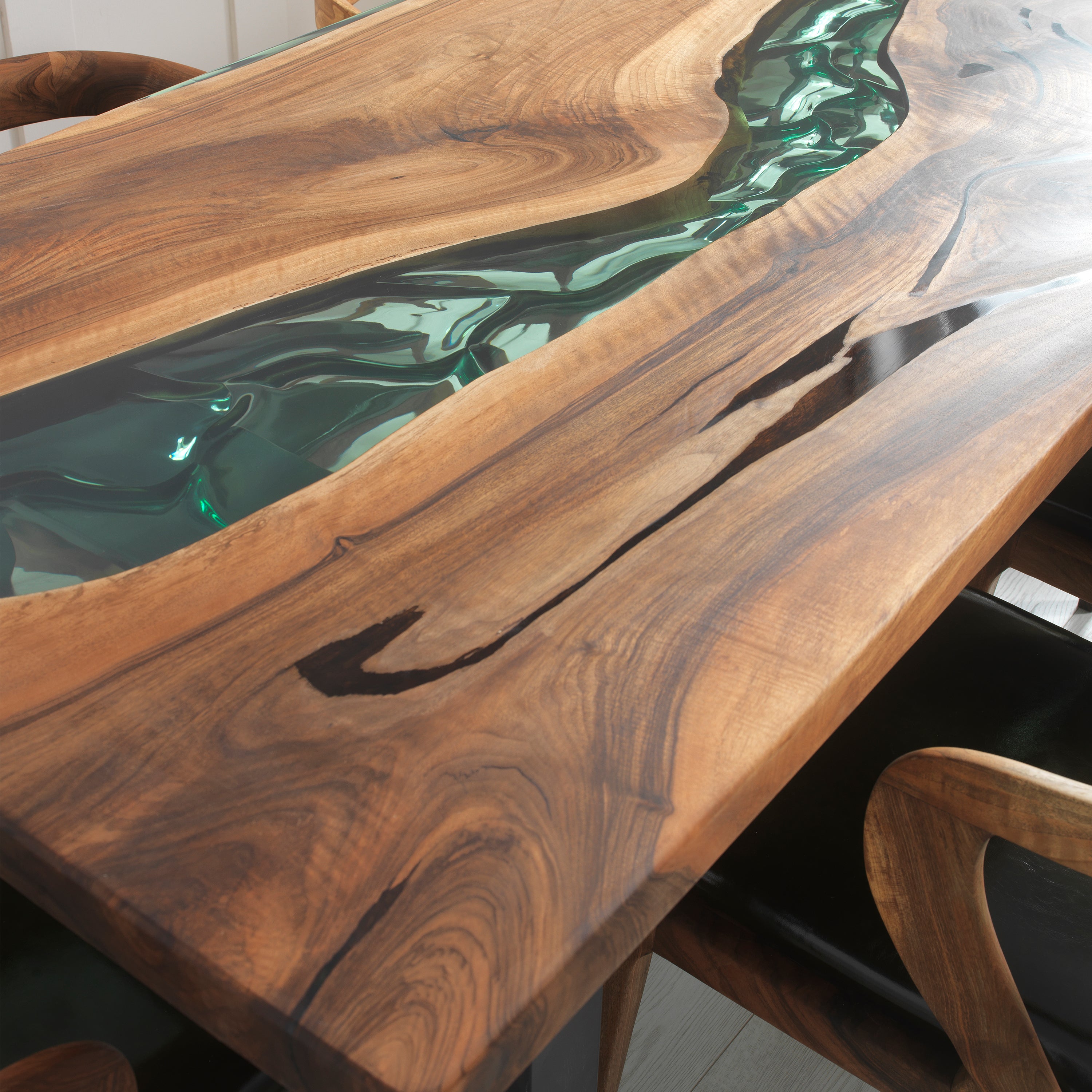 Savannah Epoxy River Table & Resin Dining Table