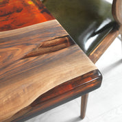 Everest Epoxy River Table & Resin Dining Table