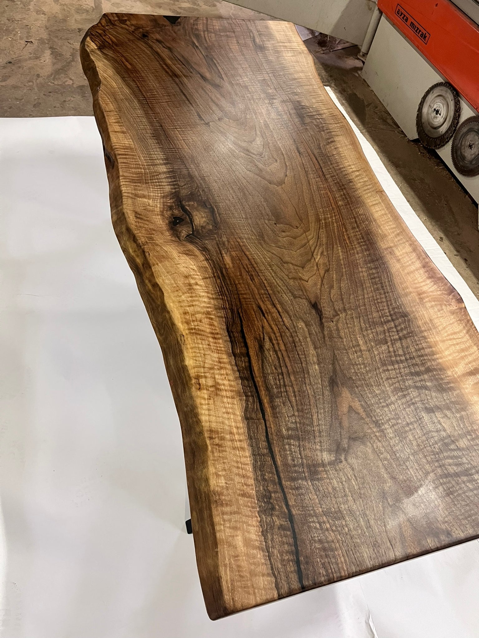 Prairie Walnut Live Edge Dining Table