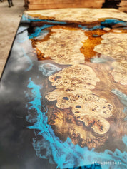 Oceanic Epoxy River Table & Resin Dining Table