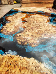 Oceanic Epoxy River Table & Resin Dining Table