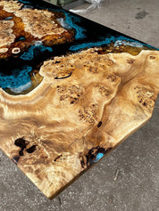 Oceanic Epoxy River Table & Resin Dining Table